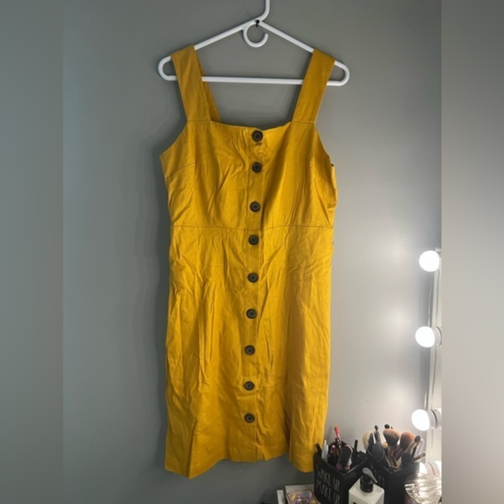 Popsugar yellow dress‎